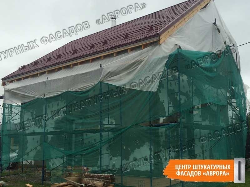Монтаж ПСБ-С 25Ф (ППС 16Ф) На фото указан подготовленный демпферный слой к дальнейшей штукатурной отделке